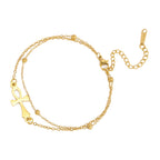 Egypt Ankh Cross Bracelet gold 2