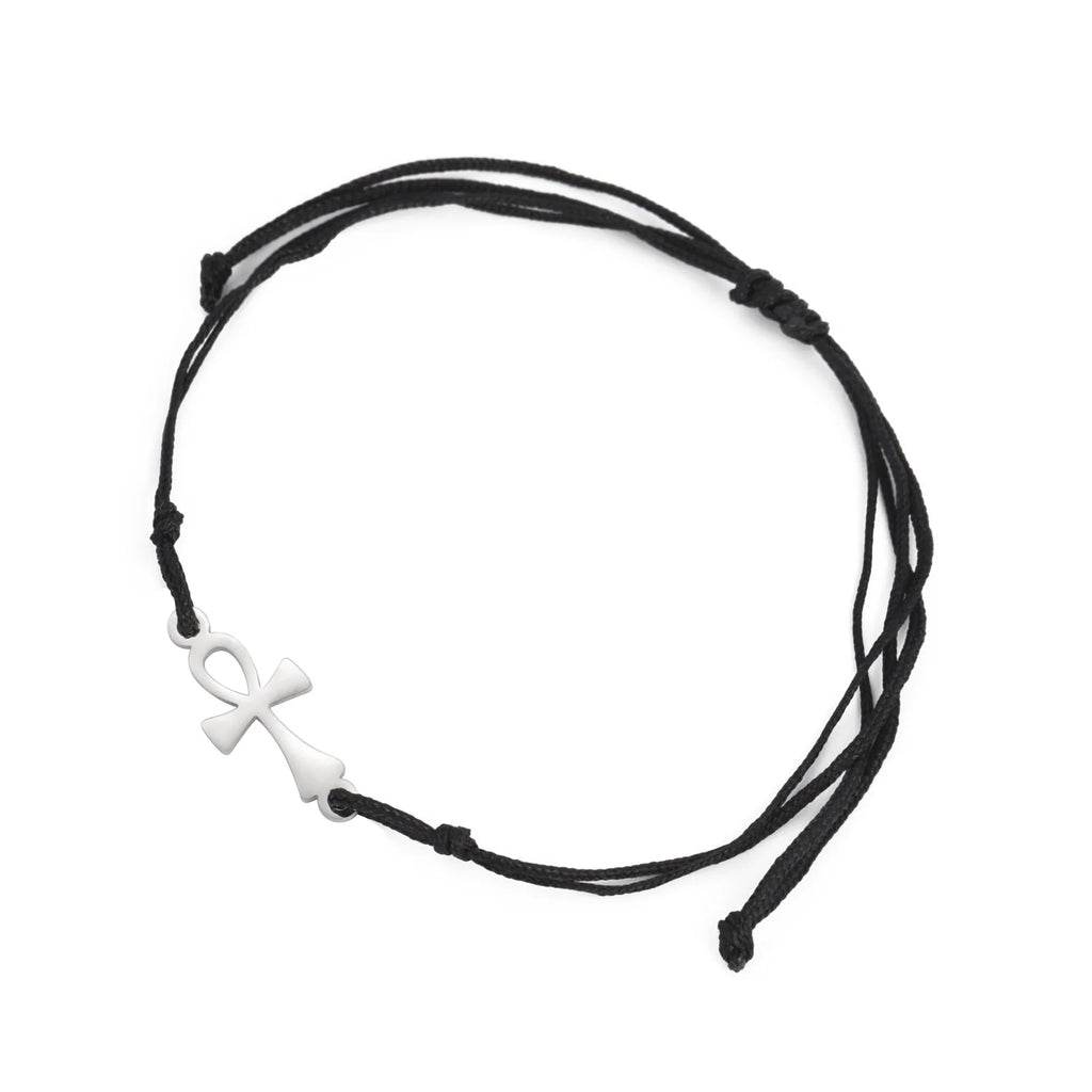 Egypt Ankh Cross Bracelet black