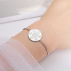 Protection Metatron's Cube Bracelet silver