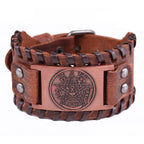 Leather Bracelet Pentacle Witchcraft Wiccan Chain Bracelet 3