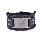 Leather Bracelet Pentacle Witchcraft Wiccan Chain Bracelet 6