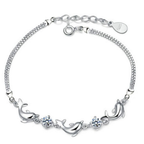 Dolphin Bracelet Silver Silver