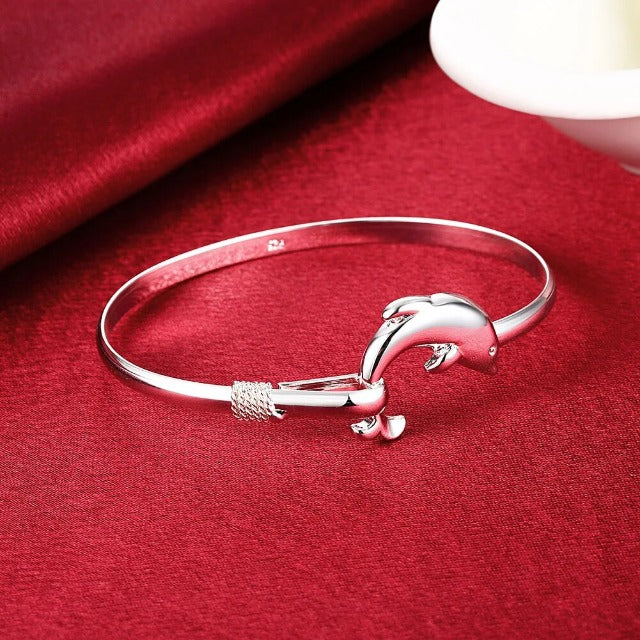 Dolphin Silver Bracelet for Women