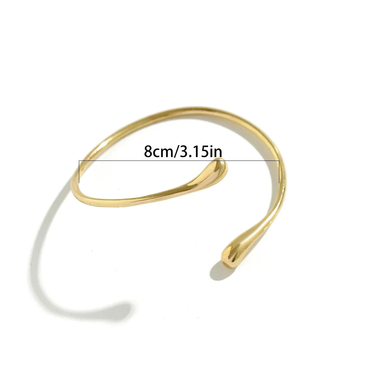 Women's Water Drop Arm Bracelet - Arm Chain Ornament and Biceps Jewelry gold