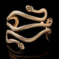 Women’s Snake Arm Bracelet - Arm Chain Ornament and Bicep Jewelry gold
