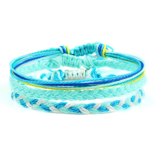 Braided Tibetan Lucky Bracelet 9 Colors turquoise