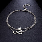 Custom Silver Women's Anklet