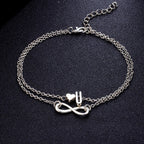 Custom Silver Women's Anklet