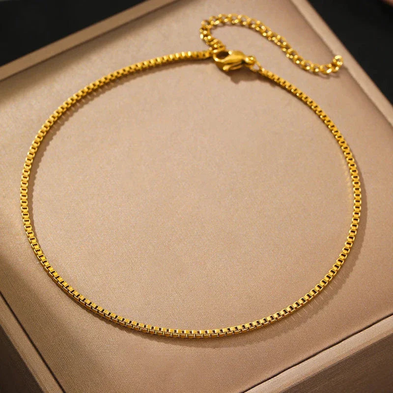 Fine Gold Anklet
