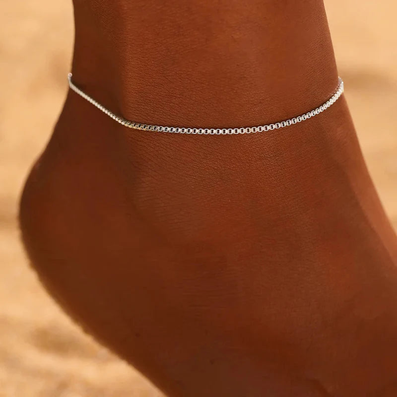 Fine Silver Anklet