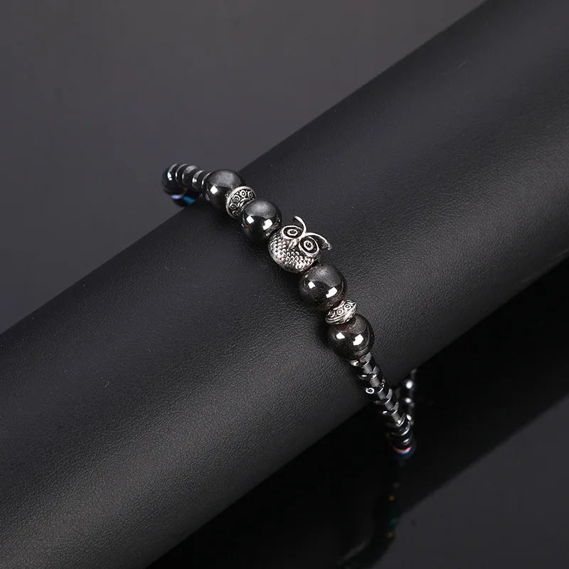 Women's owl anklet