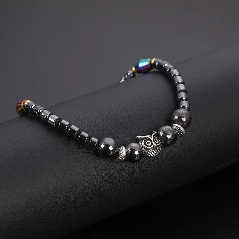 Women's owl anklet