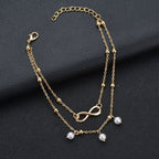 Infinity Anklet for Women gold