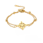 Gold Witch’s Knot Anklet