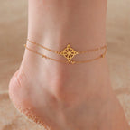Gold Witch’s Knot Anklet