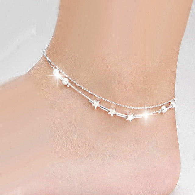Women's Sterling Silver Anklet