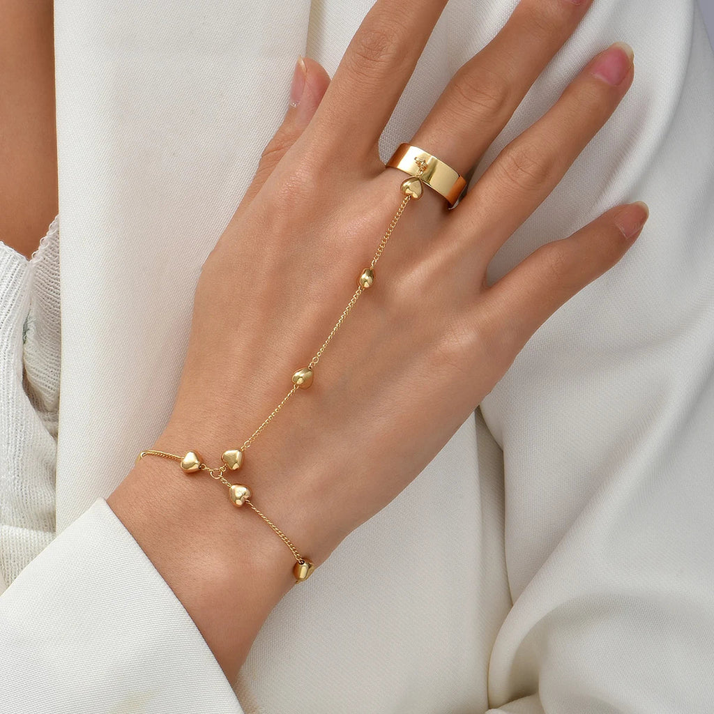 Women's Hand Bracelet Jewelry Chain Finger & Hand