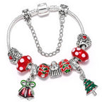 Silver Christmas Tree Bracelet
