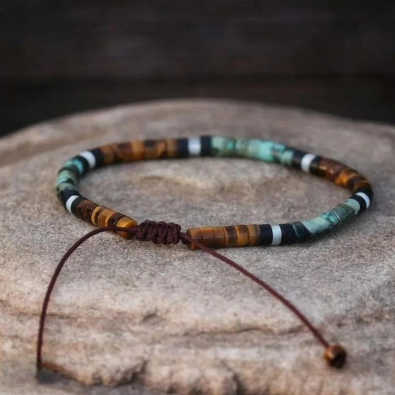 Natural Tiger's Eye Stone Protection Bracelet