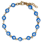 Evil Eye Protection Bracelet for Men or Women blue