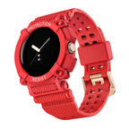 Solid Protective Bracelet for Google Pixel Watch 1 & 2 smartwatch red