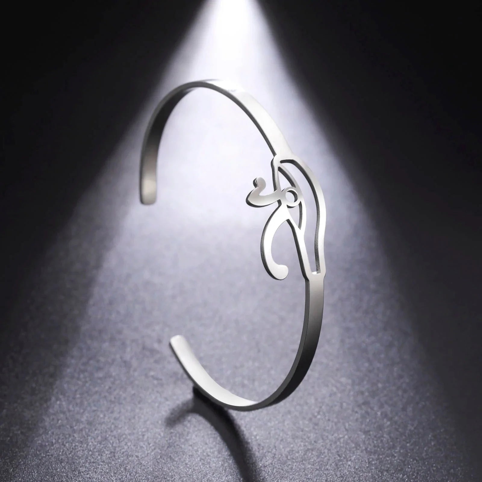 Ancient Egypt Bracelet With Eye of Horus Silver