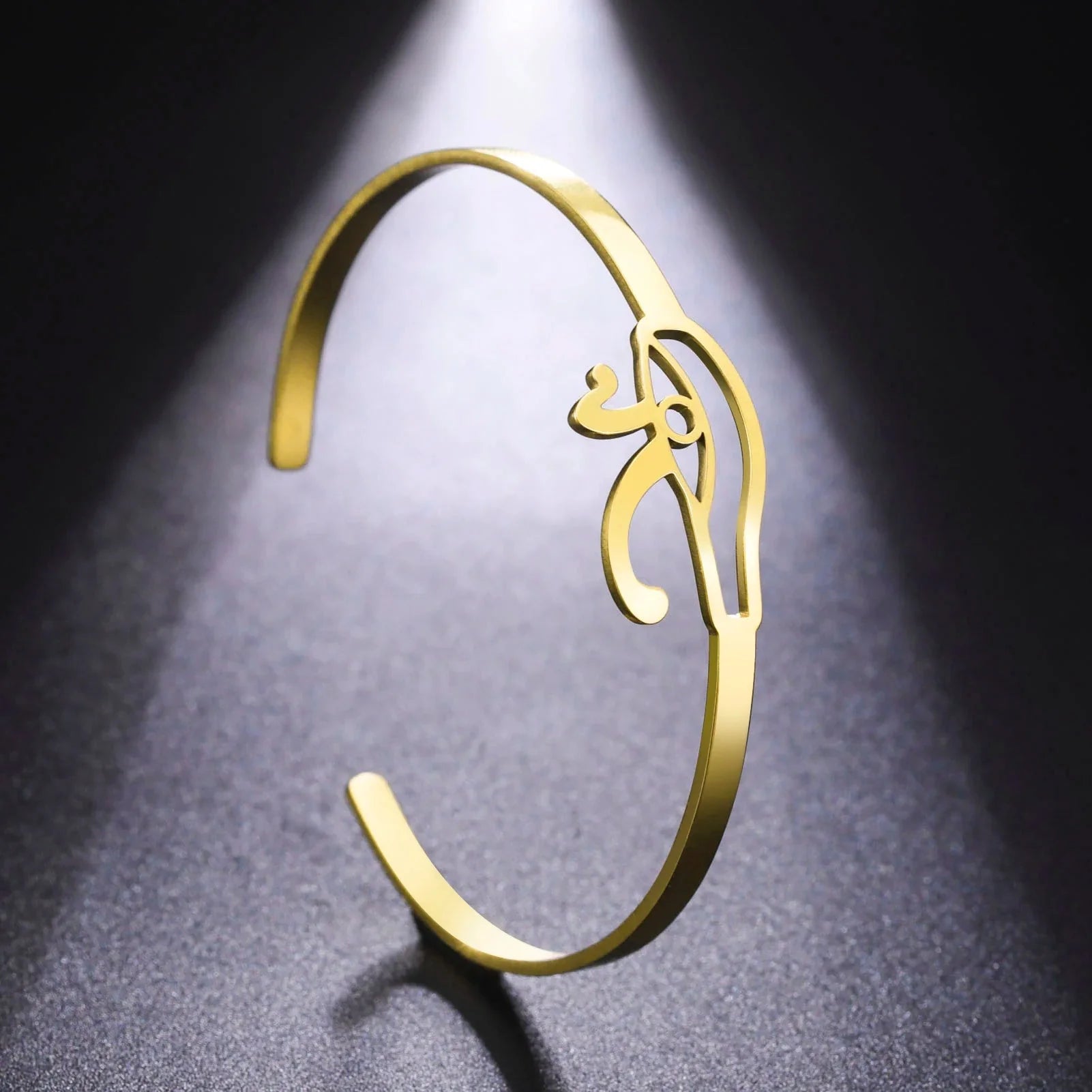 Ancient Egypt Bracelet With Eye of Horus Gold