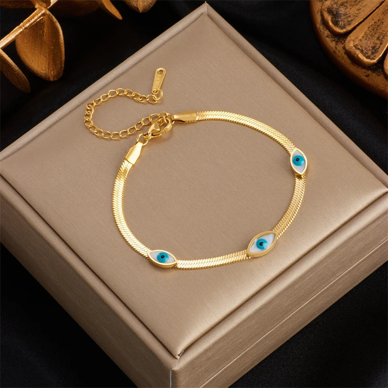 Elegant Evil Eye Bracelet for Women

