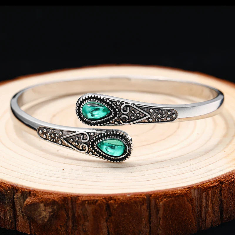 Elegant Ethnic Style Bracelet green