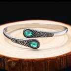 Elegant Ethnic Style Bracelet green