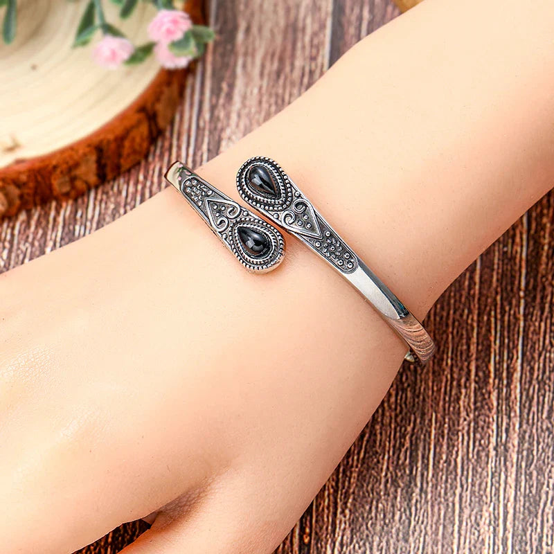 Elegant Ethnic Style Bracelet black