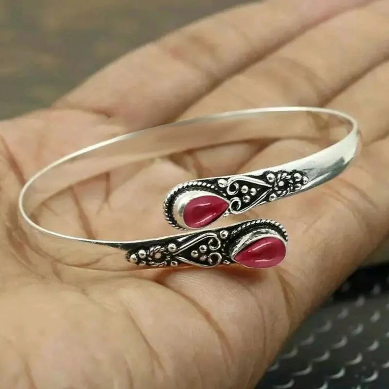 Elegant Ethnic Style Bracelet red