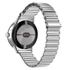 Hardened Steel Smartwatch Bracelet Google Pixel Watch 1 & 2 silver gray 