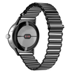 Hardened Steel Smartwatch Bracelet Google Pixel Watch 1 & 2 black