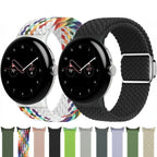 Nylon Cord Straps for Smartwatch Google Pixel Watch 41mm