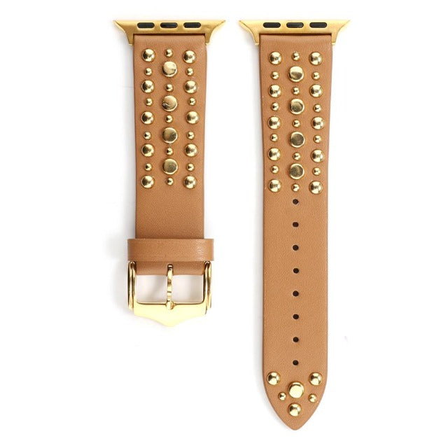 Rivet Leather Straps for Apple Watch