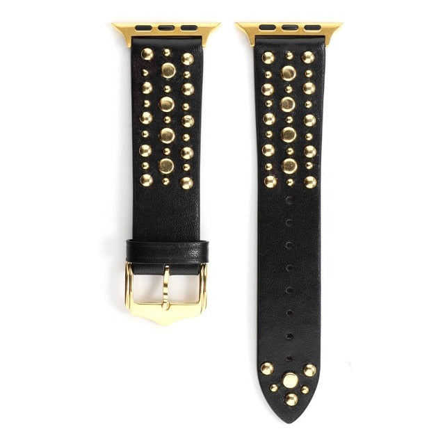 Rivet Leather Straps for Apple Watch