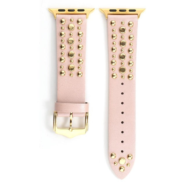 Rivet Leather Straps for Apple Watch