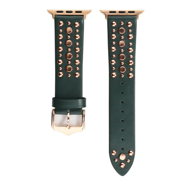 Rivet Leather Straps for Apple Watch