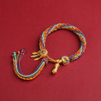 Tibetan Buddhist Charm Cord ID Bracelet