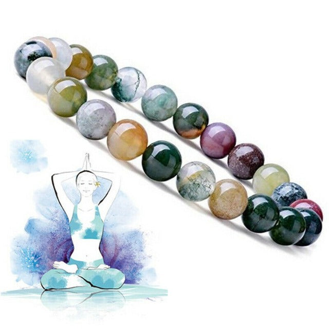 Stress Relief Stone Bracelet for Women