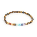 Natural Stone 7 Chakras Bracelet Tiger's Eye