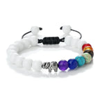Natural Stone and Elephant 7 Chakras Bracelet 4