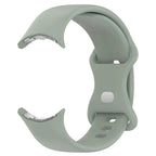 Silicone Smartwatch Band for Google Pixel Watch 1 & 2 gray green