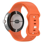 Silicone Smartwatch Band for Google Pixel Watch 1 & 2 orange