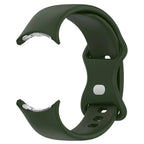 Silicone Smartwatch Band for Google Pixel Watch 1 & 2 army green