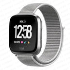 Fitibit Versa 3 Versa 4 Sense 2 Fabric Watch Band gray