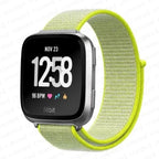 Fitibit Versa 3 Versa 4 Sense 2 Fabric Watch Band neon