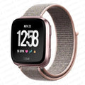 Fitibit Versa 3 Versa 4 Sense 2 Fabric Watch Band pink