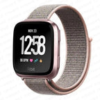 Fitibit Versa 3 Versa 4 Sense 2 Fabric Watch Band pink